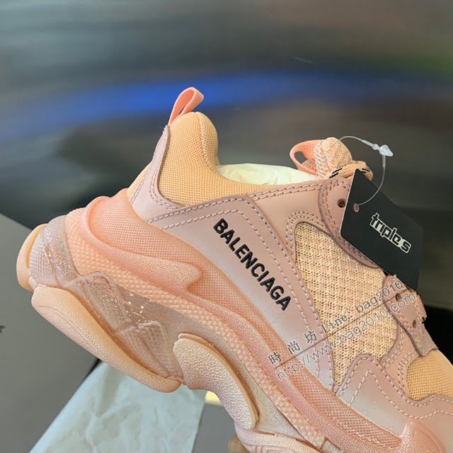 Balenciaga經典款男女鞋 巴黎世家頂級版本Triples氣墊水晶老爹鞋 Balenciaga情侶款老爹鞋  hdbl1161
